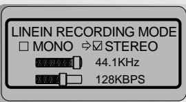 IRIVER IFP-300 - LINE-IN RECORDING MODE - 1