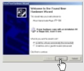 IRIVER IFP-300 - When installing in Windows XP - 1