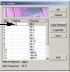 IRIVER IFP-300 - 3) Modifying the Radio Stations - 5