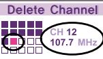 IRIVER T10 - Deleting a channel - 9