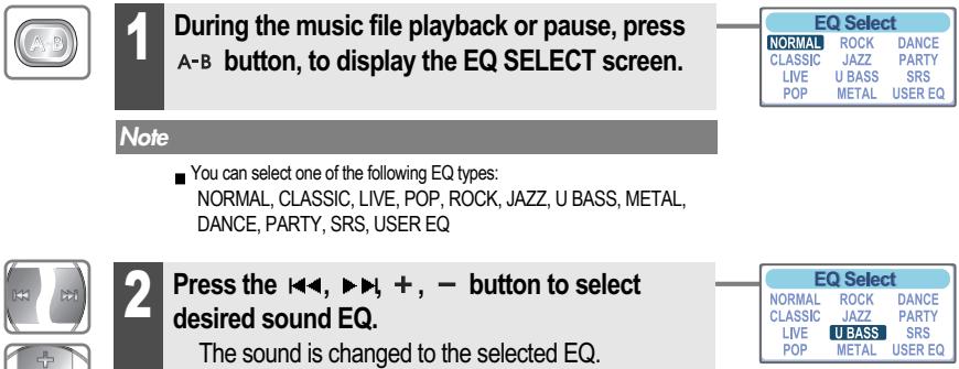 IRIVER T10 - Changing the sound EQ - 1