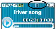 IRIVER T10 - Changing playback mode - 2