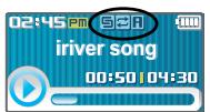 IRIVER T10 - Changing playback mode - 7