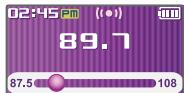 IRIVER T10 - Listening to FM radio - 4