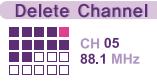 IRIVER T10 - Deleting a channel - 4