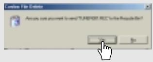 IRIVER IFP-500 - 4) Suppression de dossiers ou de fichiers du PC lorsque la fenetre de celui-ci est ACTIVE - 2
