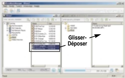 IRIVER IFP-500 - 1) Telechargement depuis le PC - 2