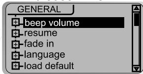 IRIVER IFP-500 - Changer de menu - 3