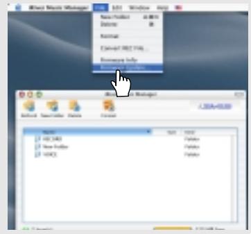 IRIVER IFP-500 - 8) Mise à niveau par microprogramme - 1