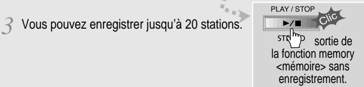 IRIVER IFP-500 - Fonction MEMORY (enregistrement de stations) - 3