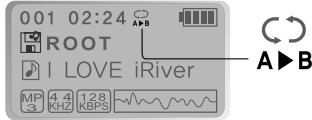 IRIVER IFP-500 - Repetition d'intervalle - 2