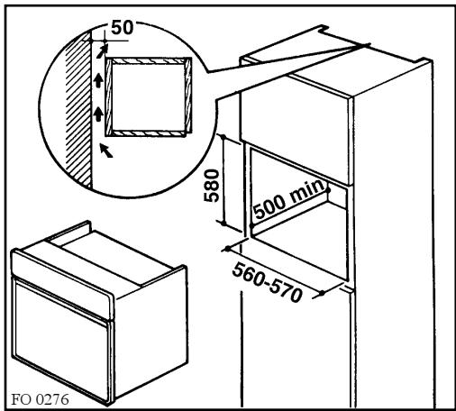 ACEC AB256W - Undertop Recess Dimensions - 2