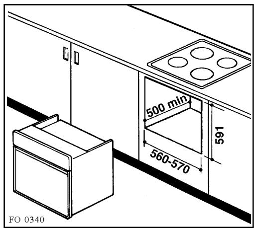 ACEC AB256W - Undertop Recess Dimensions - 3
