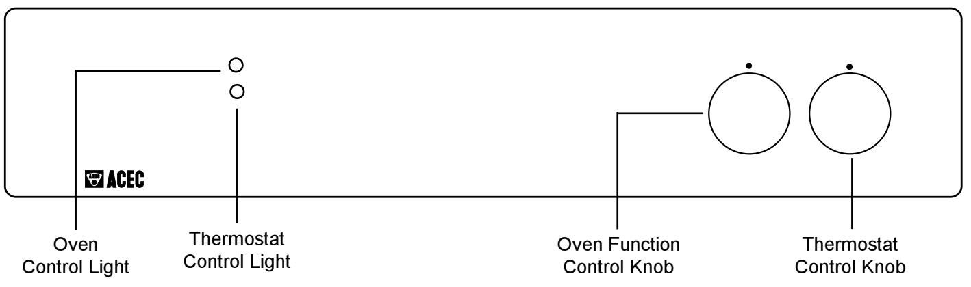 ACEC AB256W - Control Panel - 1