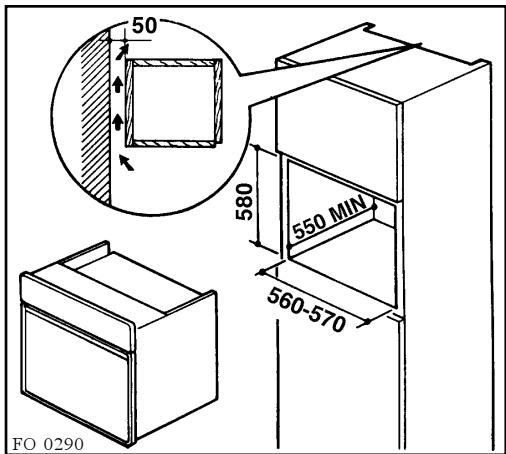 ACEC AB456N - Undertop Recess Dimensions - 2