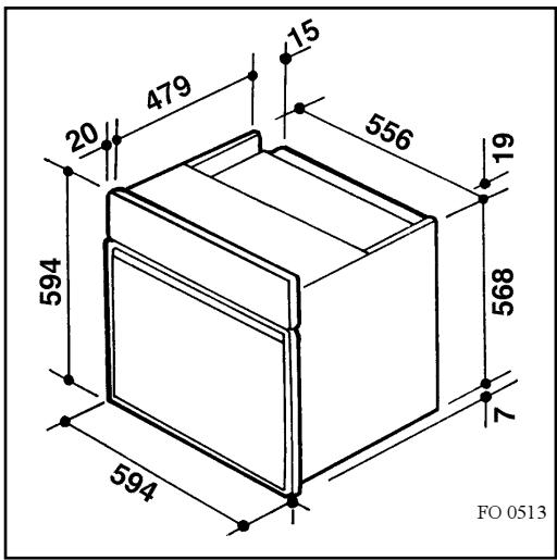 ACEC AB456X - Undertop Recess Dimensions - 1
