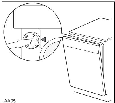 ACEC LVI470N - To adjust the water softener - 1