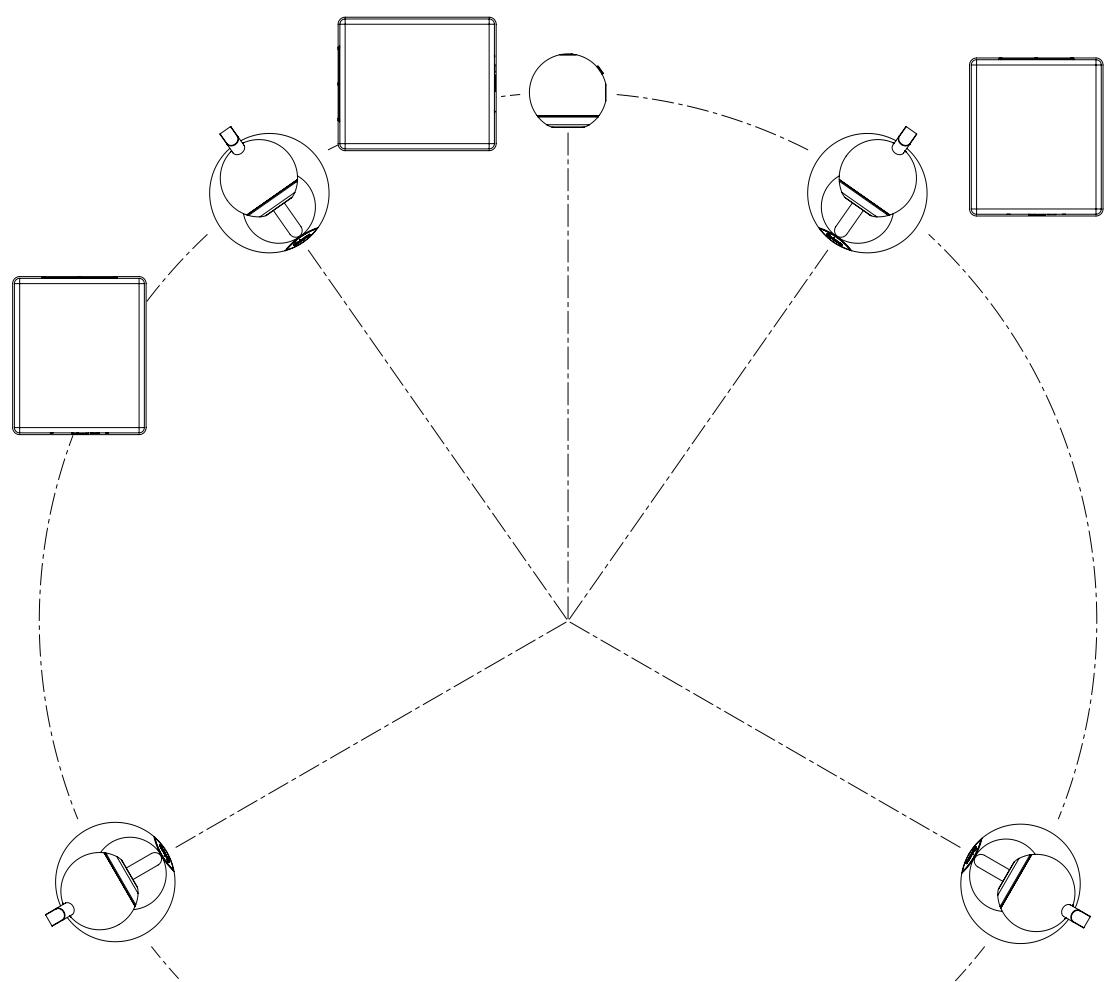 CABASSE RIGA - ③ POSITIONNEMENT DES RIGA ET DU CAISSON DE GRAVES CABASSE - 1