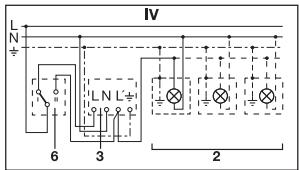 STEINEL IS 2160 - Esempi di allacciamento - 4