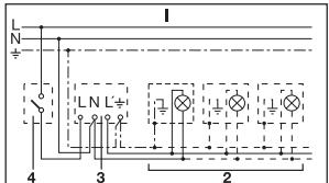 STEINEL IS 2160 - Esempi di allacciamento - 1