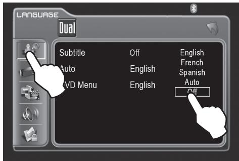 DUAL XDVD8183N - Disc Subtitle - 1