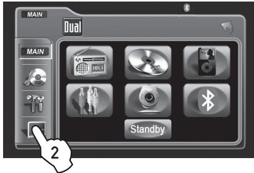 DUAL XDVD8183N - SCREEN Setup - Touch Screen Calibration - 2