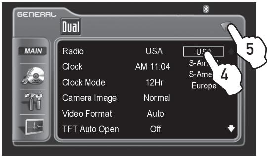 DUAL XDVD8183N - Adjusting Radio Frequency - 2