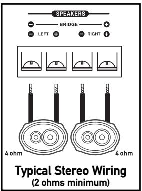 DUAL XPA2100 - Speaker Connections - 1