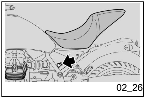MOTO GUZZI BELLAGIO - Manual starter control (02_25) - 1
