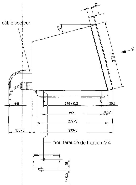 HEIDENHAIN POSITIP 850 - Dimensions en mm - 2