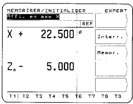 HEIDENHAIN POSITIP 850 - Retour au menu principal du mode de fonctionnement choisi (EXPERT ou PROGO). - 1