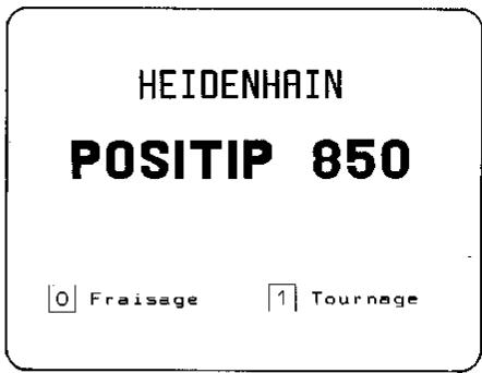 HEIDENHAIN POSITIP 850 - Sélection fraisage/tournage - 2