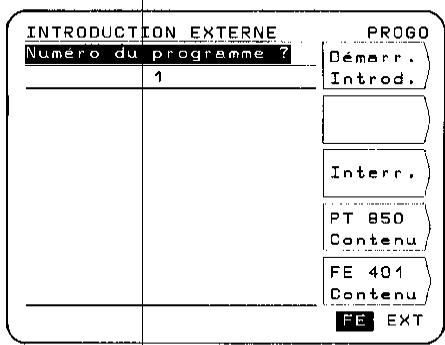 HEIDENHAIN POSITIP 850 - Exemple: lecture de programme (à partir de la FE 401) - 4