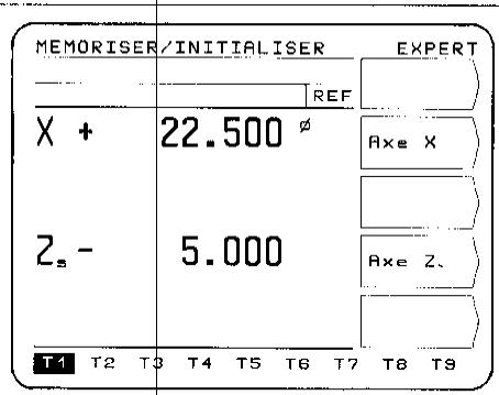 HEIDENHAIN POSITIP 850 - Retour au menu principal du mode de fonctionnement choisi (EXPERT ou PROGO). - 6