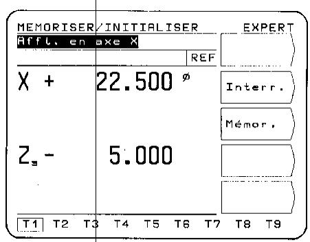HEIDENHAIN POSITIP 850 - Retour au menu principal du mode de fonctionnement choisi (EXPERT ou PROGO). - 4