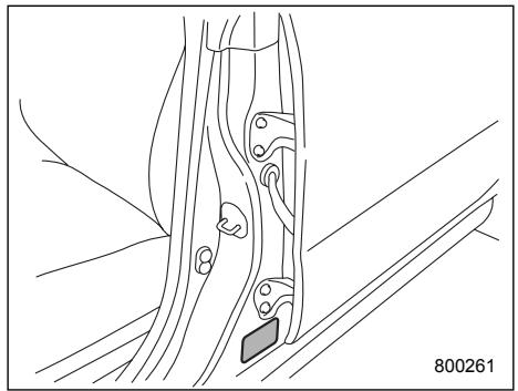 SUBARU IMPREZA - GVWR and GAWR (Gross Vehicle Weight Rating and Gross Axle Weight Rating) - 1