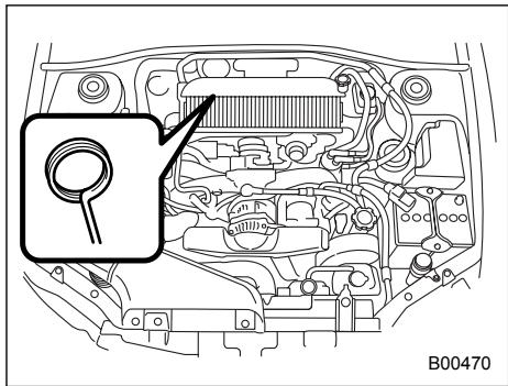 SUBARU IMPREZA - Checking the oil level - 3