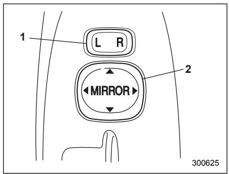 SUBARU IMPREZA - Remote control mirror switch - 1