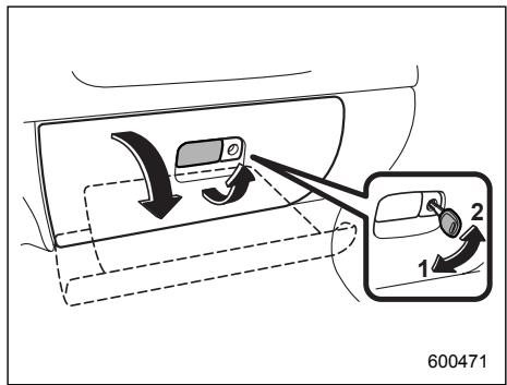 SUBARU IMPREZA - Glove box - 1