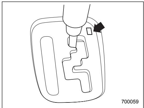 SUBARU IMPREZA - Shift lock release - 1