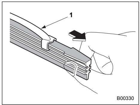 SUBARU IMPREZA - ■ Windshield wiper blade rubber - 1