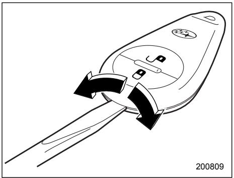 SUBARU IMPREZA - Replacing the battery - 1