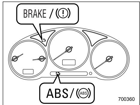 SUBARU IMPREZA - Steps to take if EBD system fails - 1