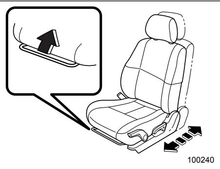SUBARU IMPREZA - Fore and aft adjustment - 1