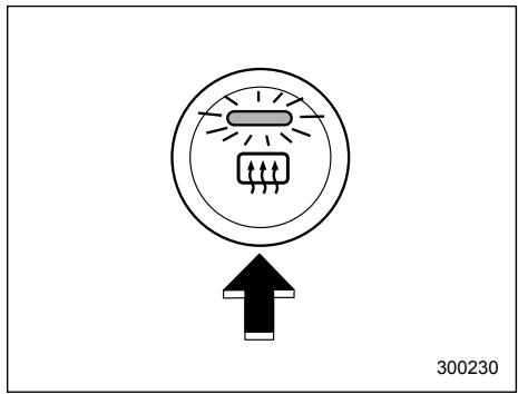 SUBARU IMPREZA - Rear window defogger button - 1