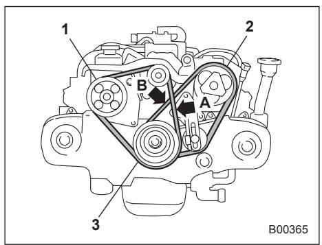 SUBARU IMPREZA - Drive belts - 1