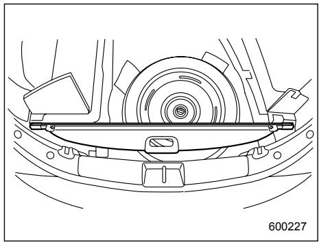 SUBARU IMPREZA - Stowage of the cover - 1