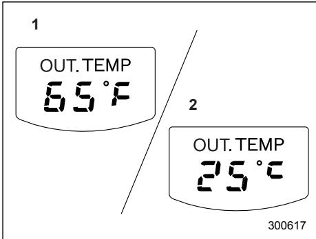 SUBARU IMPREZA - Outside temperature indicator - 1