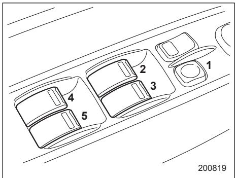 SUBARU IMPREZA - Driver's side switches - 1