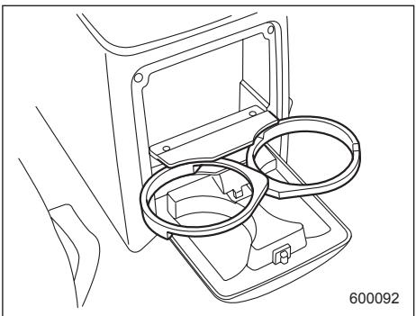 SUBARU IMPREZA - Rear passenger's cup holder - 1